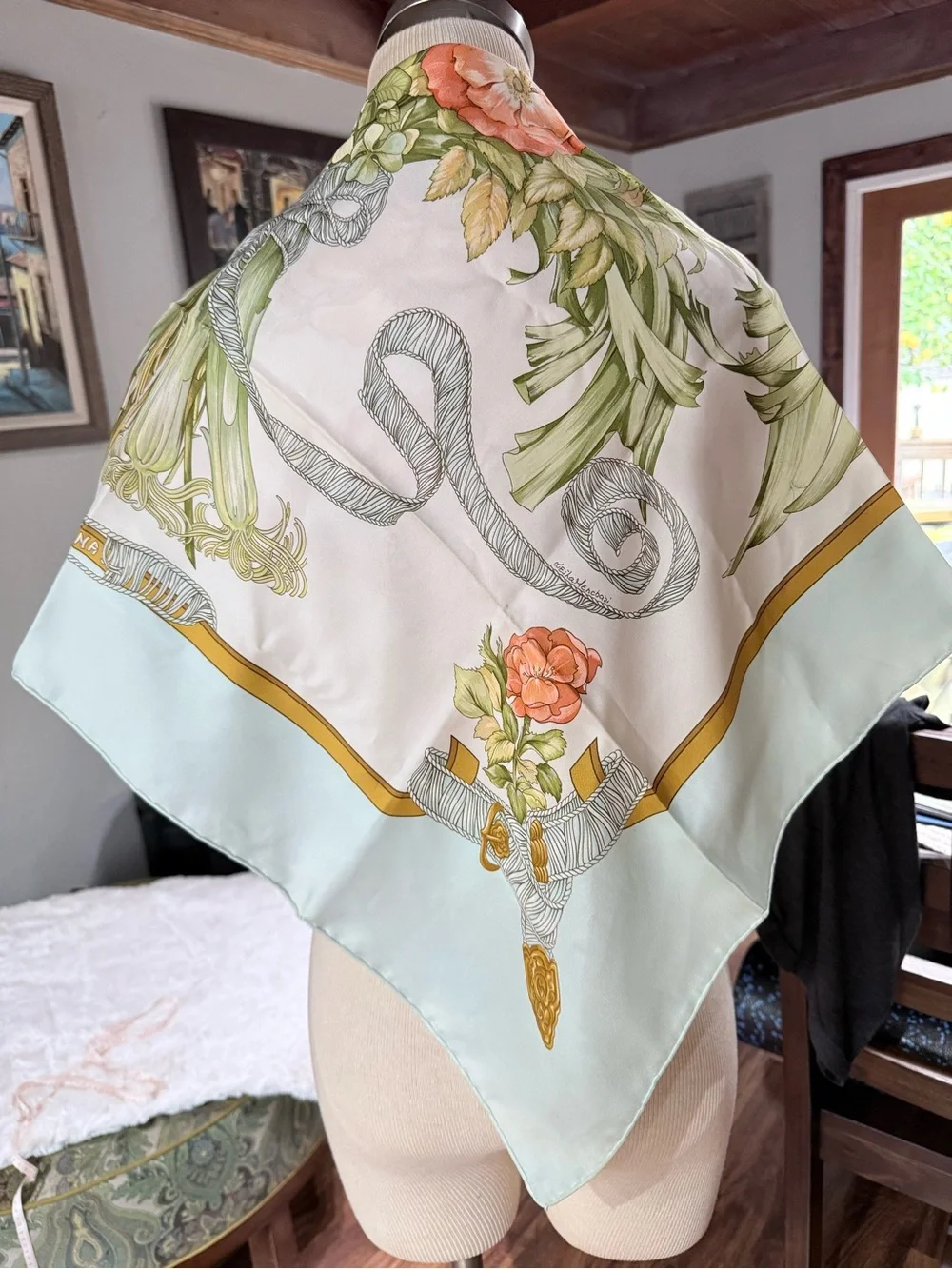 Hermes “Regina” Silk Scarf